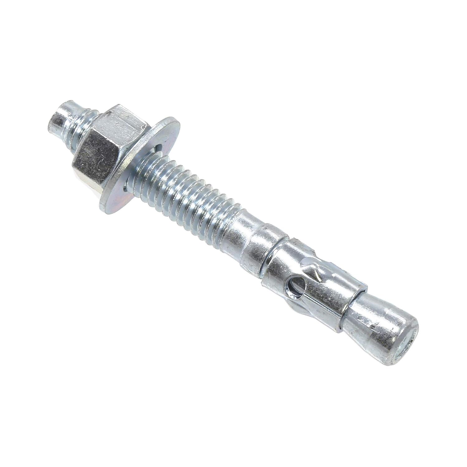 3/8" x 3" Wedge Anchor Bolt | Concrete Anchor Bolt | Wedge Anchor | Carbon Steel and Zinc Plated | (Pack of 10)