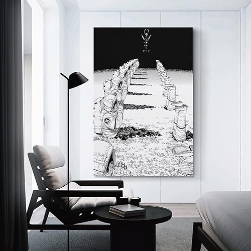 Miniatura 3 de SHAHU Póster de anime de hombre motosierra para dormitorio, decoración de pared, lienzo de 12 x 18 pulgadas (11.8 x 17.7 in)