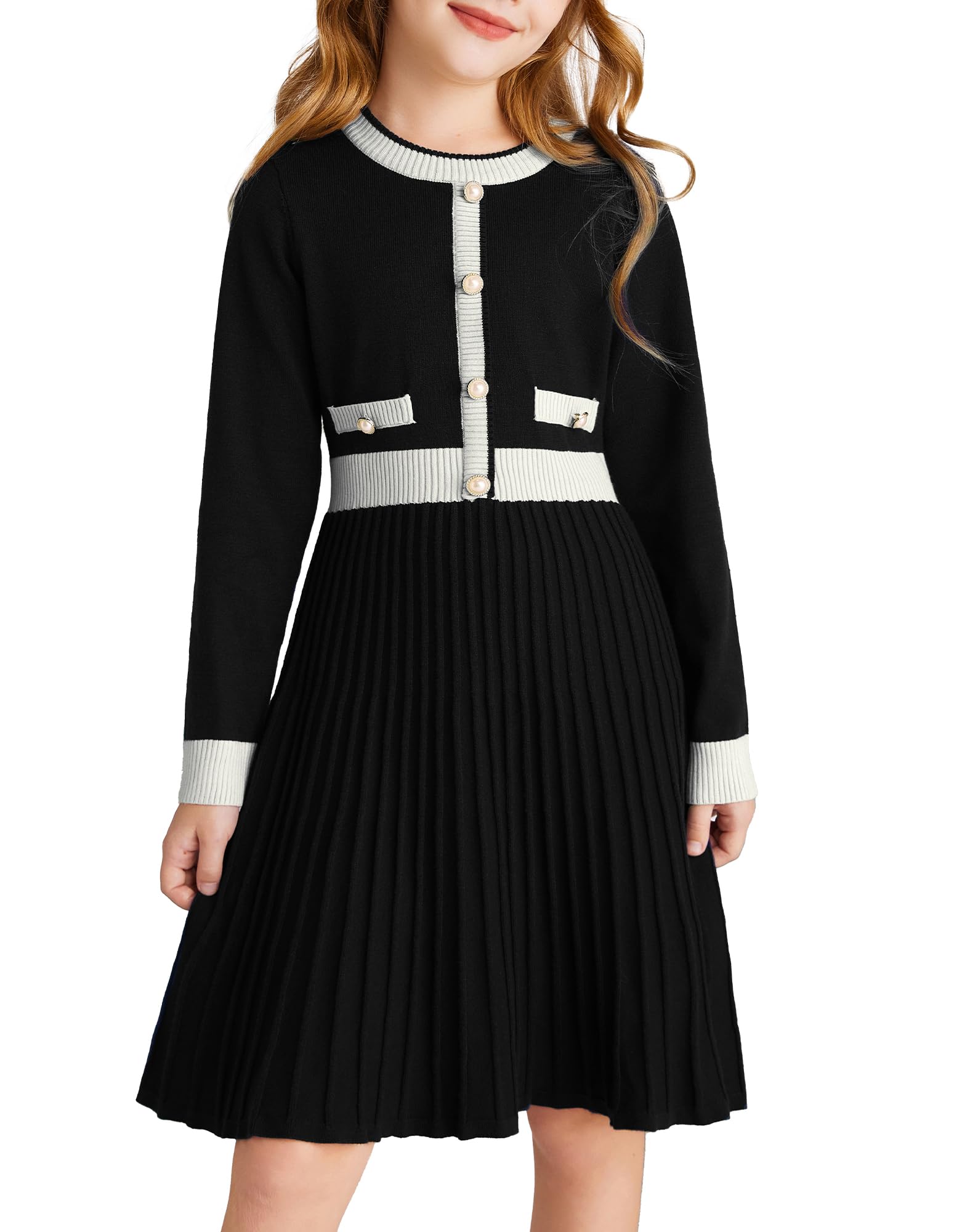 GRACE KARIN Knit A-Line Dress