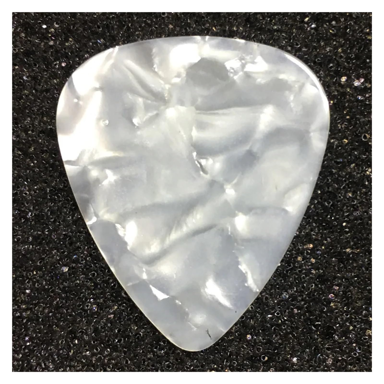 500 Púas De Guitarra Con Perlas Blancas Mixtas. | 500 púas de guitarra con perlas blancas, 4 grosores for bajos acústicos