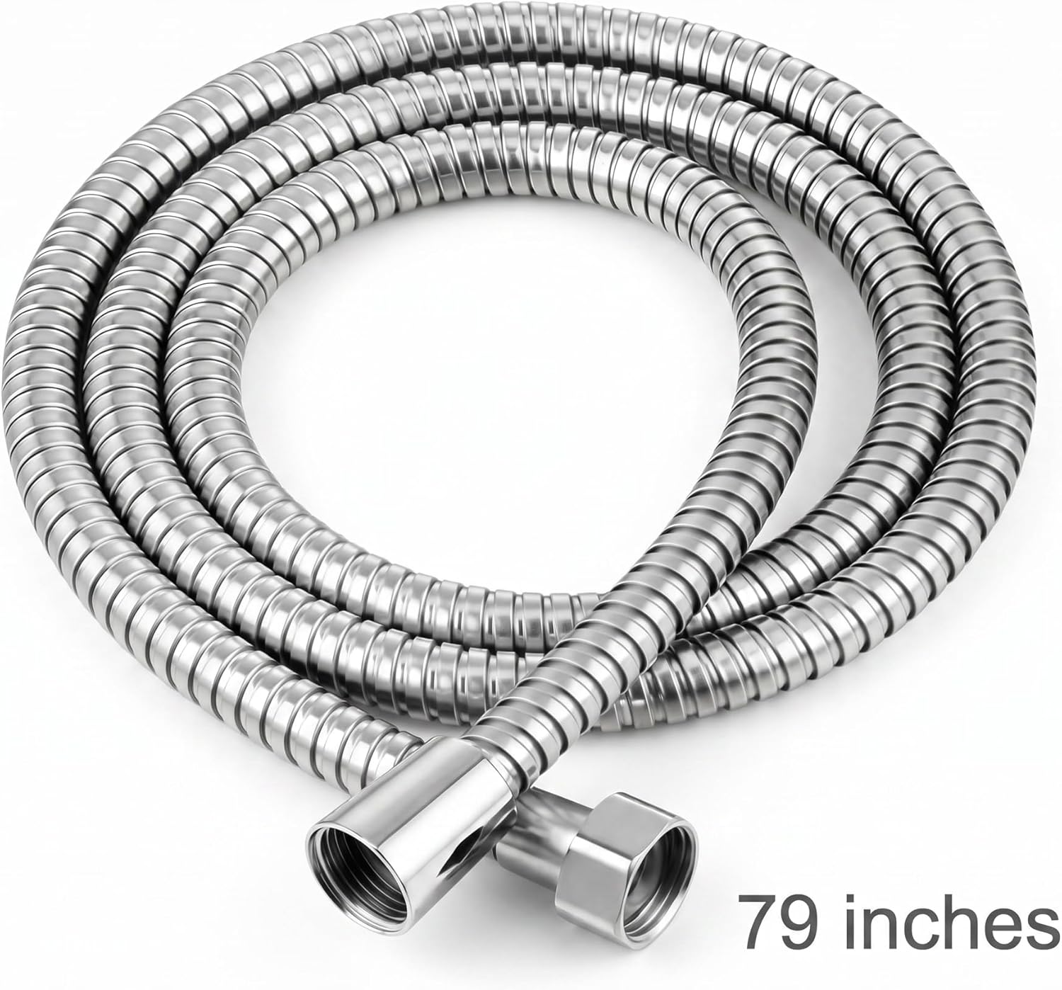 Shower Hose,79 Inches Extra Long Stainless Steel Handheld Shower Head Hose,Flexible Hand Held Extension, Universal Replacement G1/2