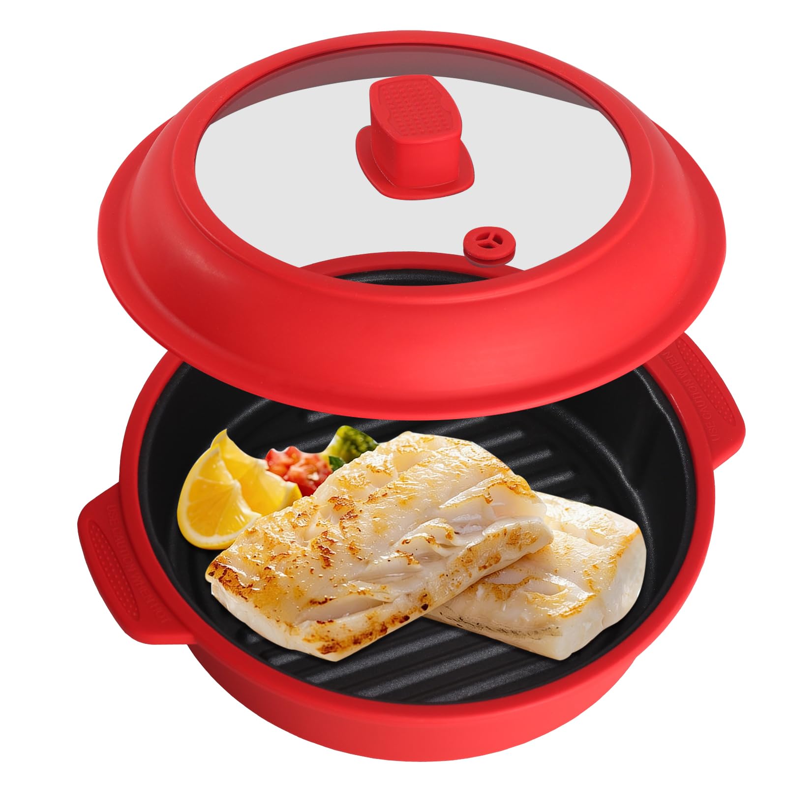 Amazon | GLOU-GLOU GOOSE GGG 電子レンジ専用調理器具 1台8役 焼き魚