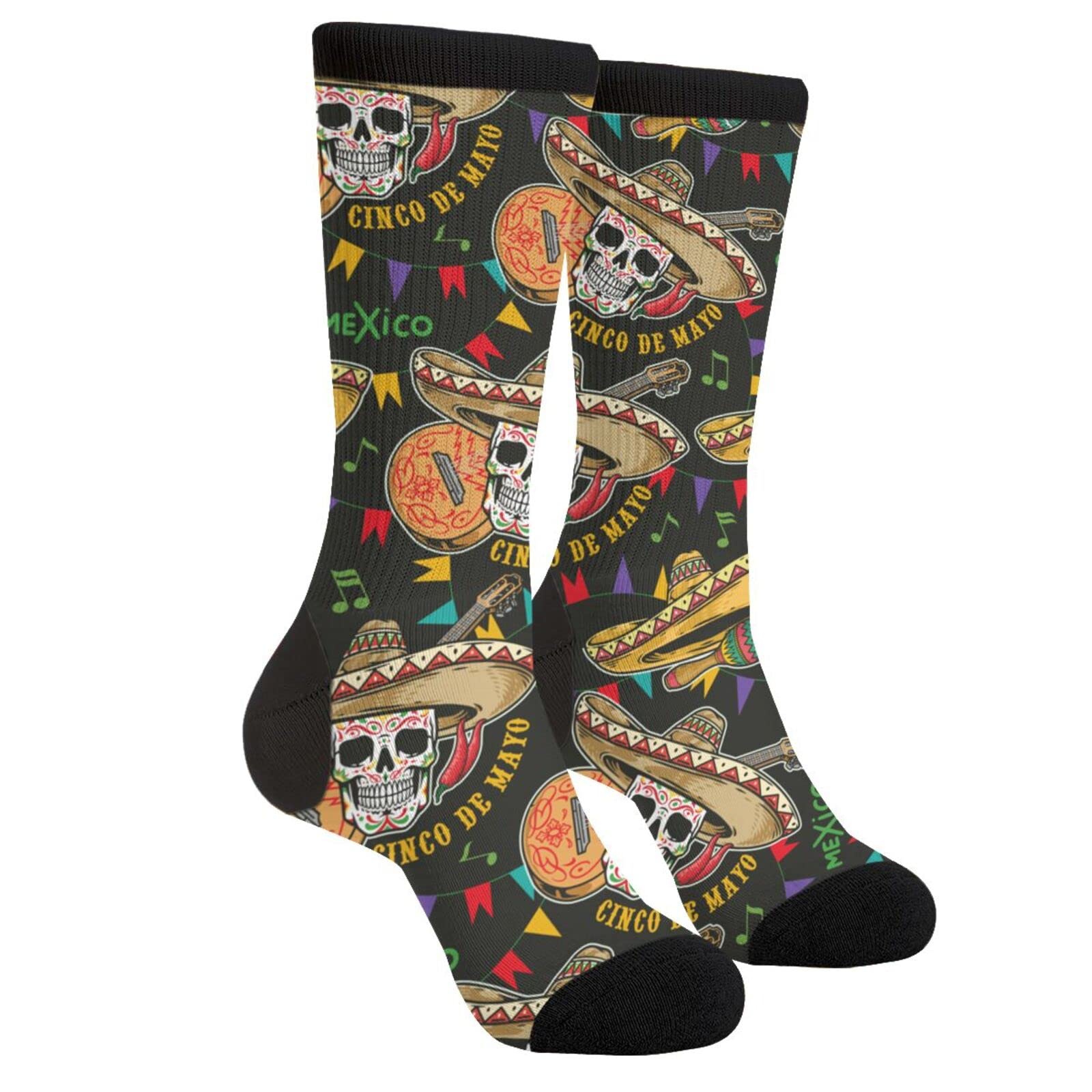 Novelty Fun Crew Socks Fashion Comfortable Men'S And Women'S Crazy Dress Socks