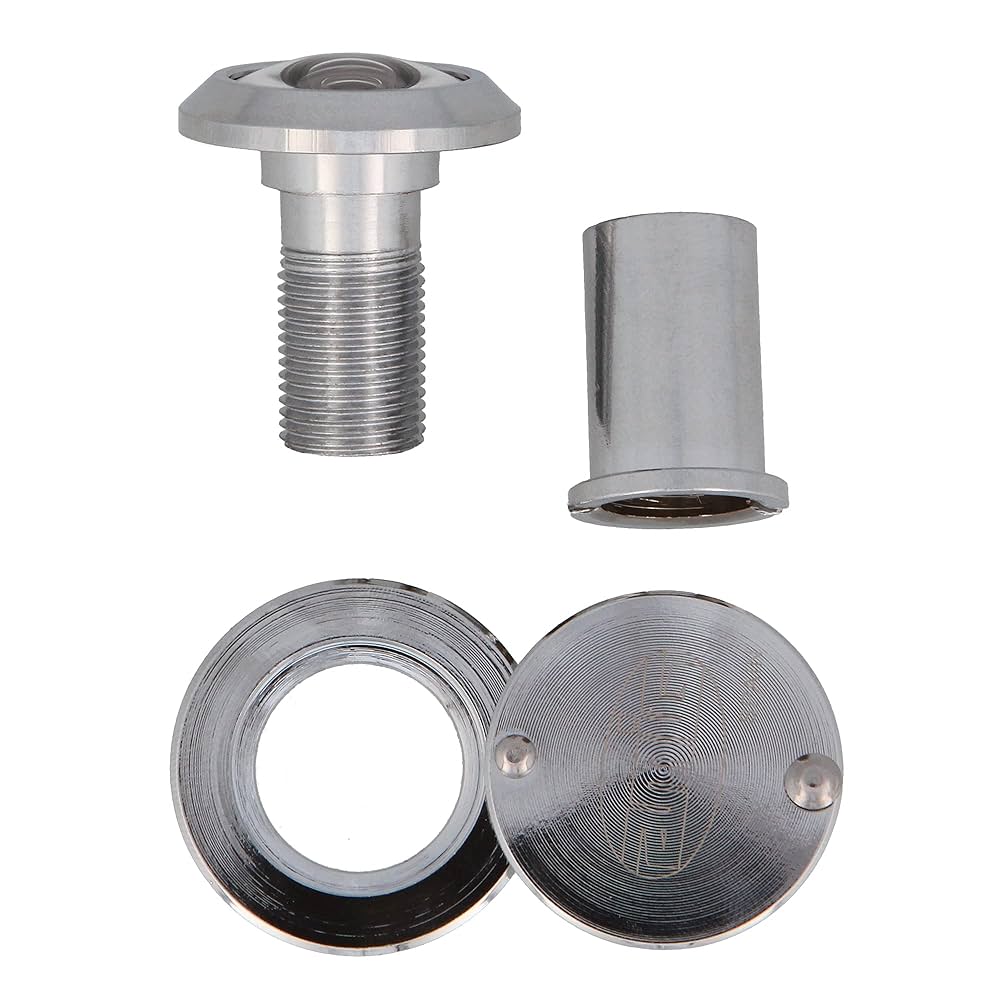 Amig - Ultra Wide Angle Brass Door Viewer | Easy Install, Scratch-Resistant | Enhanced Security For Elderly & Children, Painted Brass, 55-80 Mm