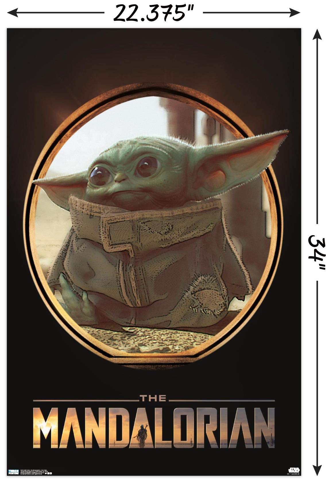 Star Wars peluche L'Enfant Bébé Yoda 28 cm