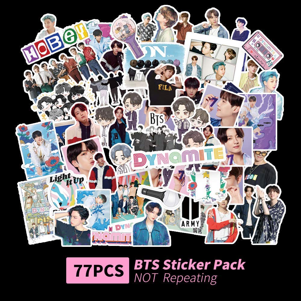 Amazon.co.jp: 77枚 for BTS 漫画ステッカー for 防弾少年団 シール