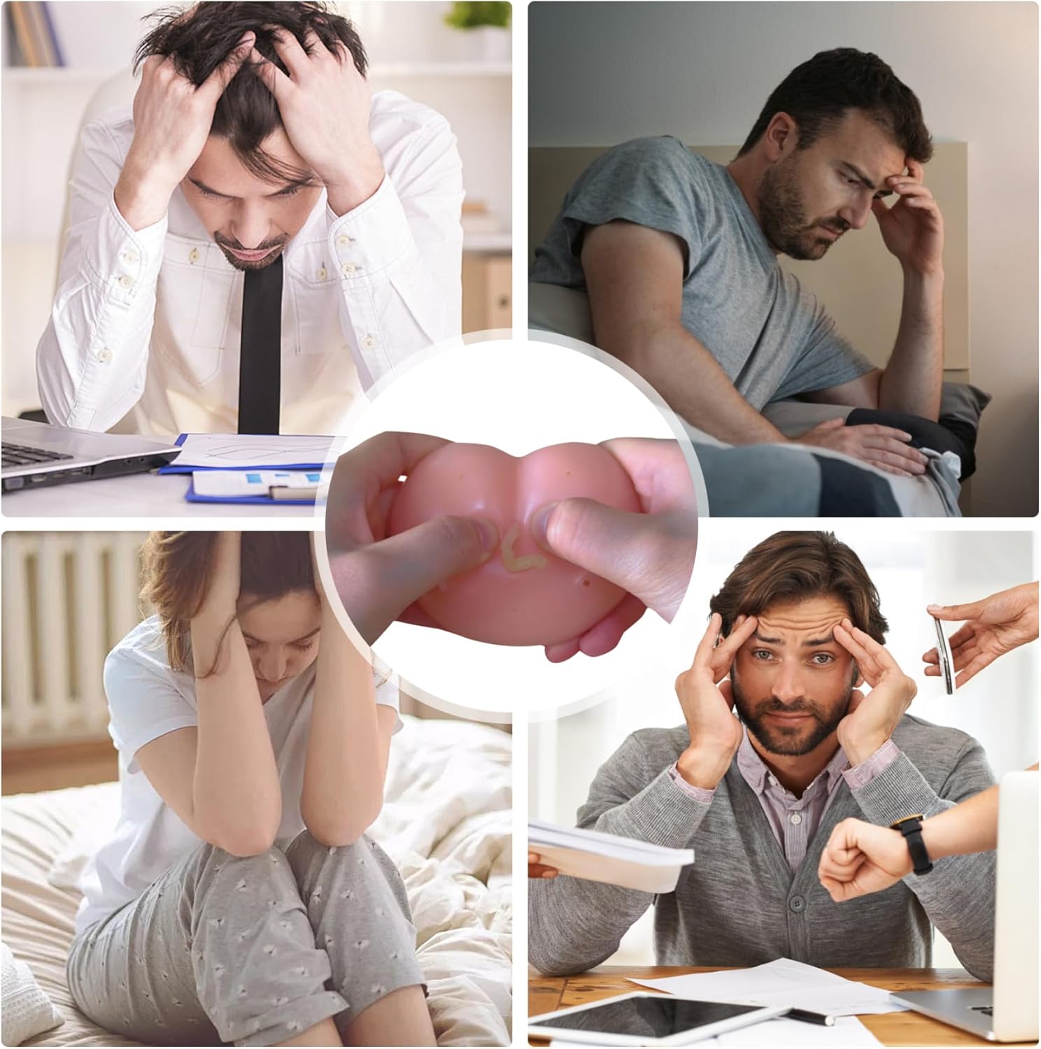 Pimple Popper Toy Stress Relief Pimple Popping Toy Funny Squeeze Spot Popper Reusable Portable for Adults Kids