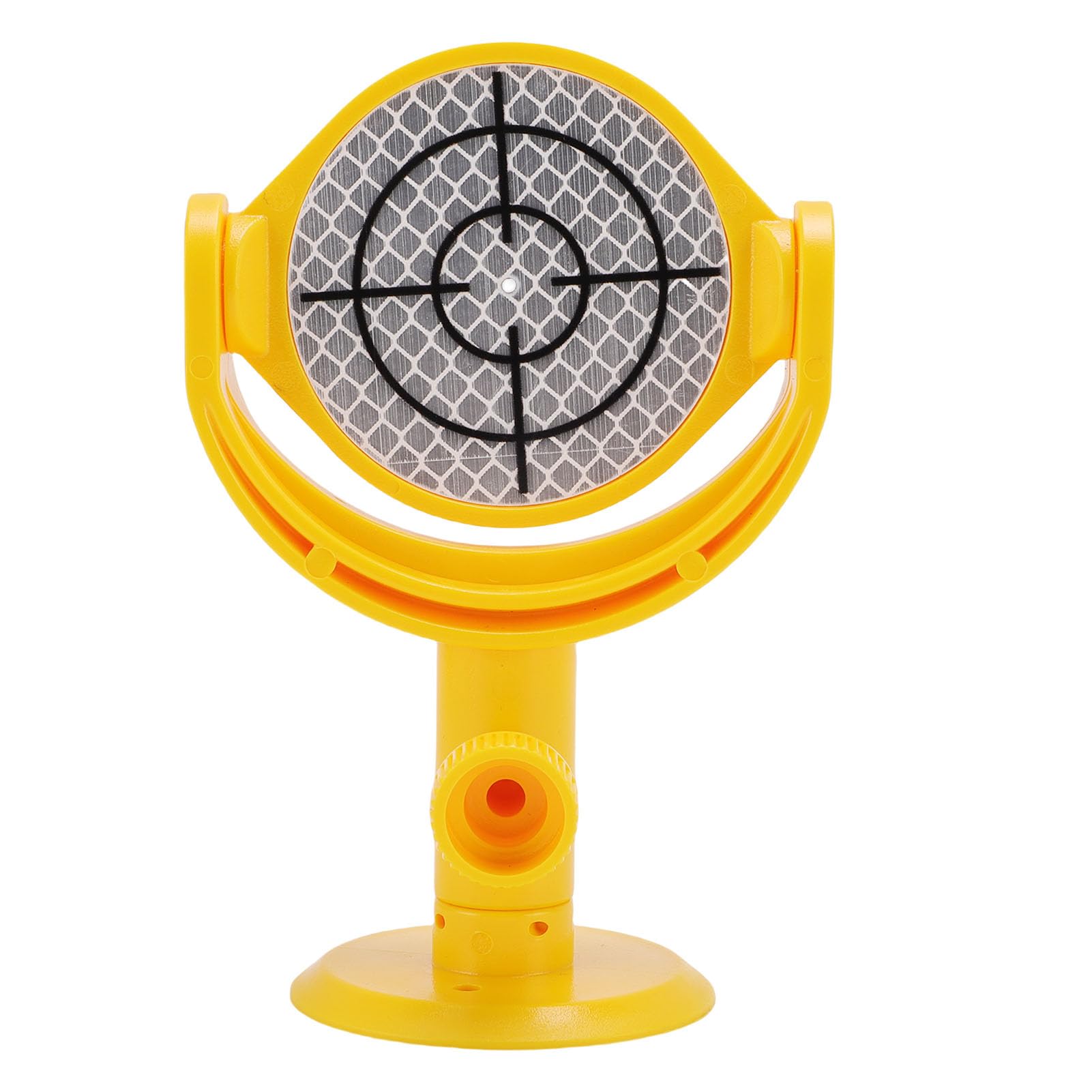 Total Station Reflector Target 60mm Diameter ABS Reflective Sheet with Bracket and Crosshair for Instrument Surveying Construction Tunnel Subways Mine Highway Detection