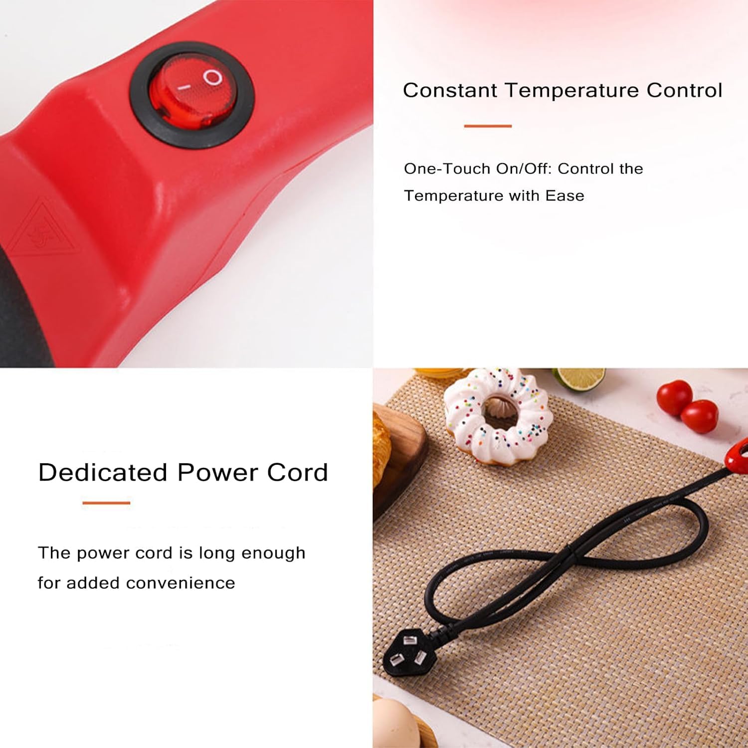 Instant 8" Electric Crepe Maker Nonstick Auto Temperature Control for Roti Tortillas Blintz Breakfast