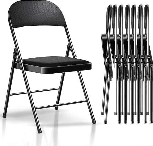 Asdsed Lot de 8 Chaise Pliante, très résistantes Stable e…