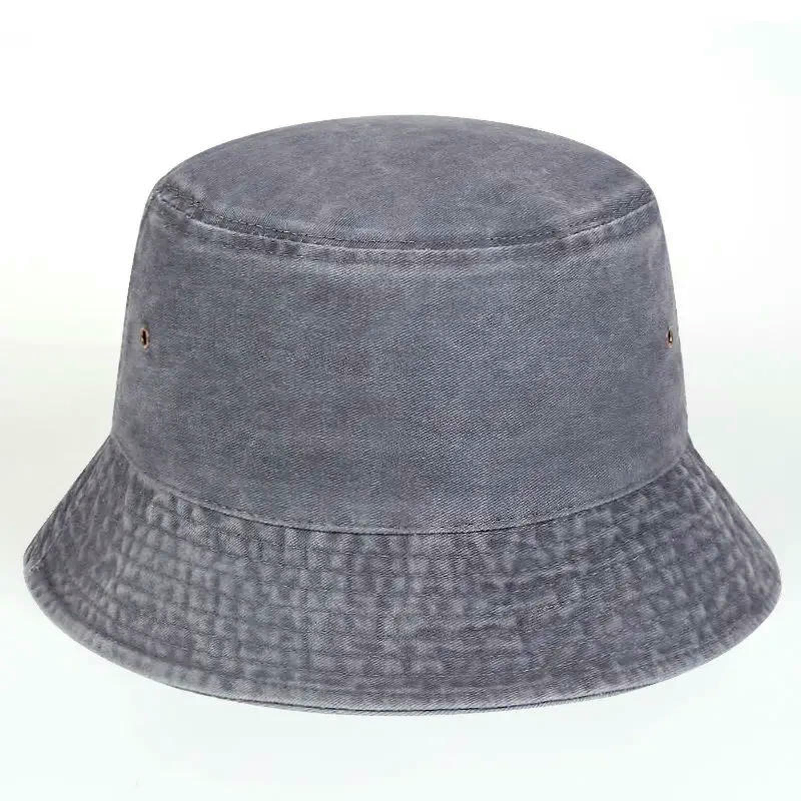 Kapelusz typu bucket unisex osobowość czapki rybackie czapki outdoorowe na co dzień czapka z filtrem przeciwsłonecznym-ciemnoszary-pojedynczy kod