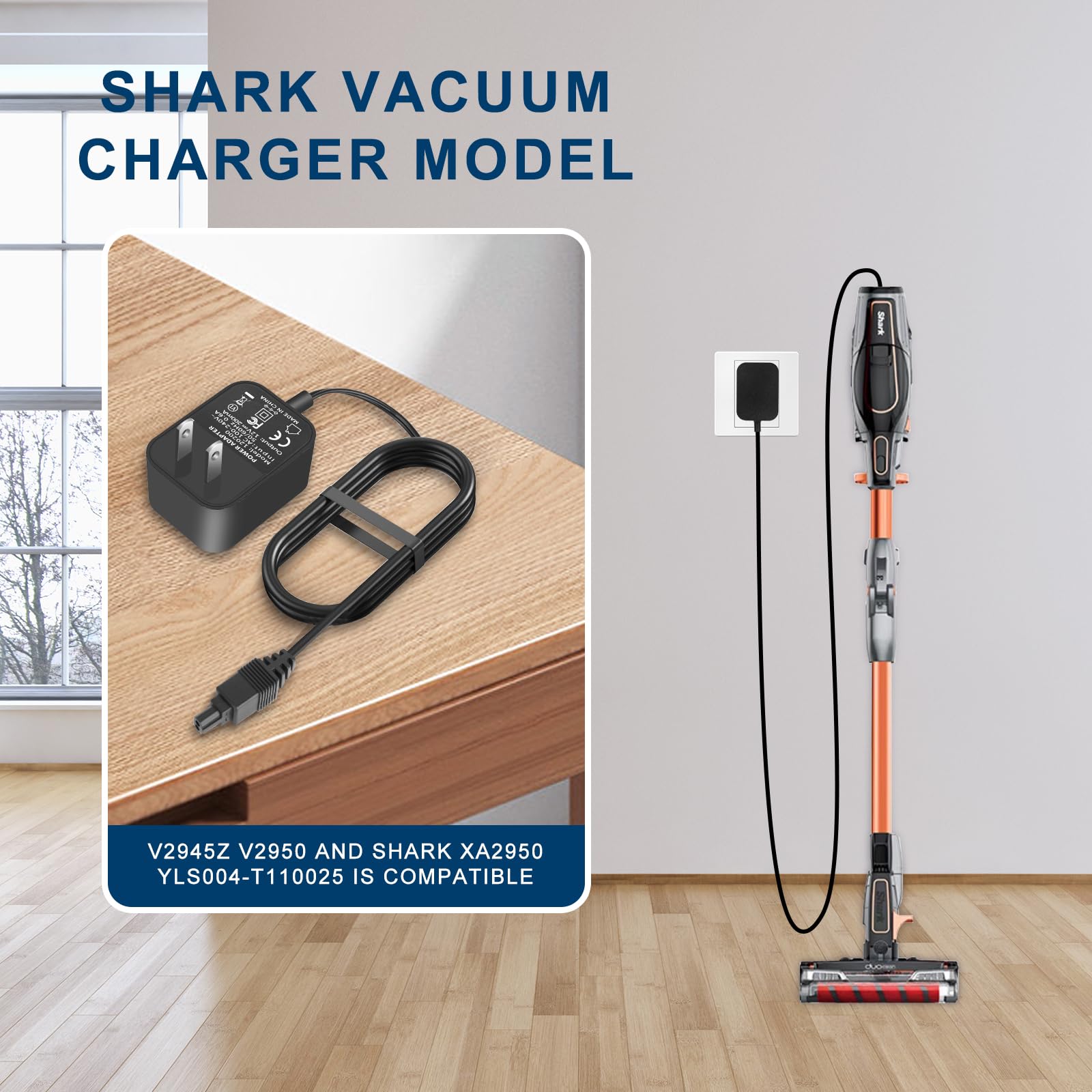 Amazon.com: Shark Vacuum Charger Model V2945Z, V2950, and Shark