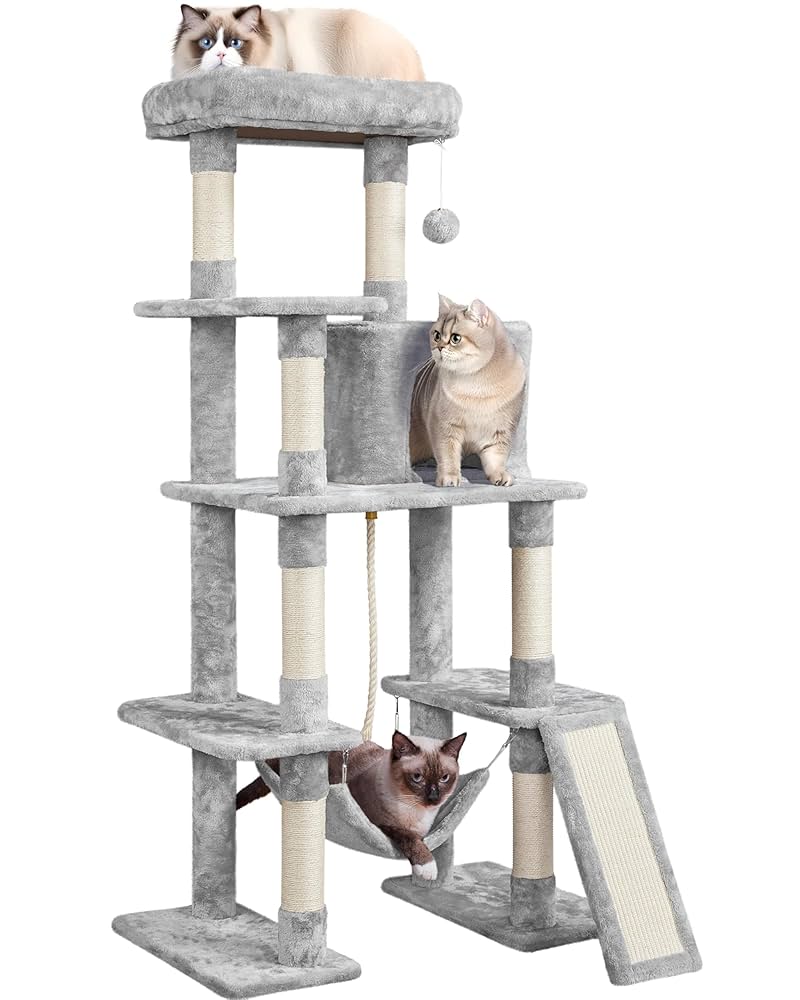 Amazon.com : Yaheetech Cat Tree, Multi-Level Cat Tower for