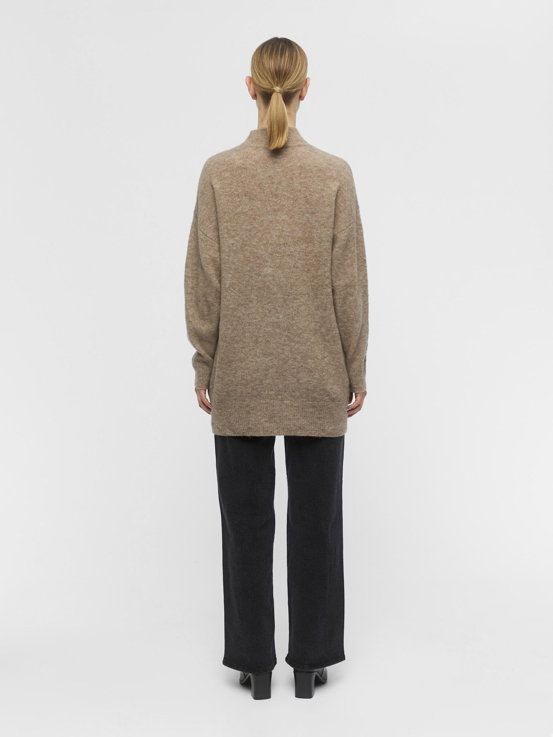 Object Sweter Kobiety Objellie L/S Knit Tunic Noos