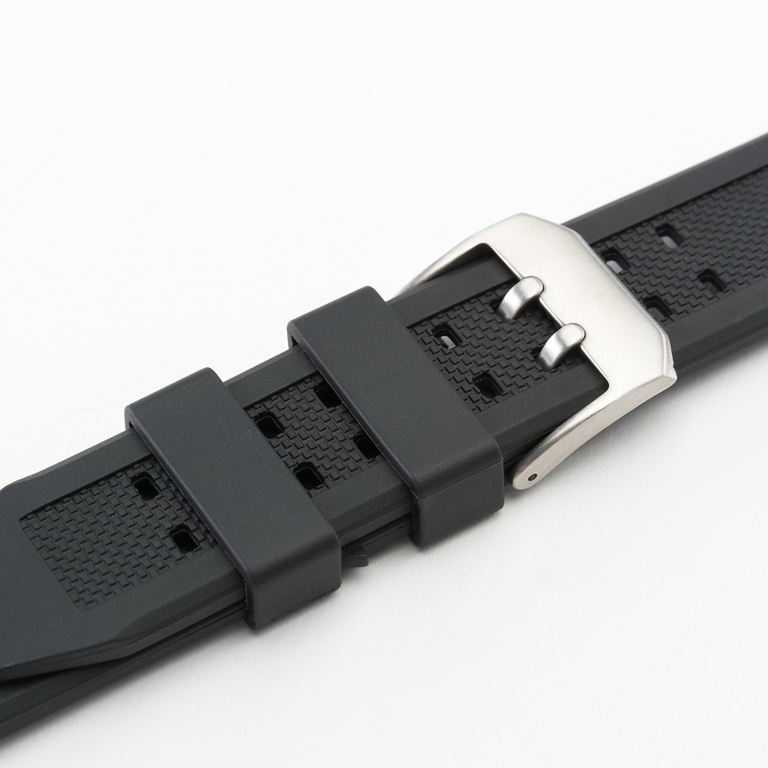 LUMINOX genuine compatible band silicon for a wristwatch Double Prong rubber band attaching width 23mm "Black" Replacement For Luminox 3050 3950 8800 Series