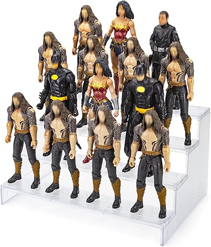Soporte elevador de figuras de 6 pulgadas para exhibición, figuras coleccionables de juguete con clavijas flexibles, compatible con Mavel