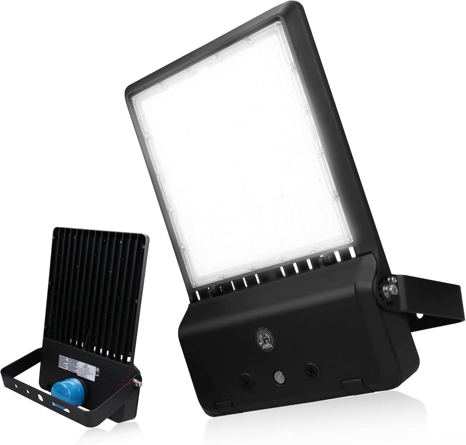 RuggedGrade 150W - Revati II Series - Wattage Selectable 150W/100W/80W - 21,500 Lumens - Color Selectable 3000K/4000K/5000K - Slip Fit Mount - Shoebox Area/Parking Light - Black - DLC 5.1 Premium