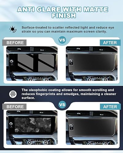 Miniatura 10 de CDEFG Protector de pantalla para Sierra 13.4 pulgadas 2022-2025 GMC Sierra 1500 2500HD 3500HD AT4 Denali AT4X Denali Ultimate Accesorios, vidrio