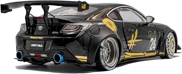 Solido 1:18 Toyota GR86 LBWK Body KIT Noir/GLD - 3
