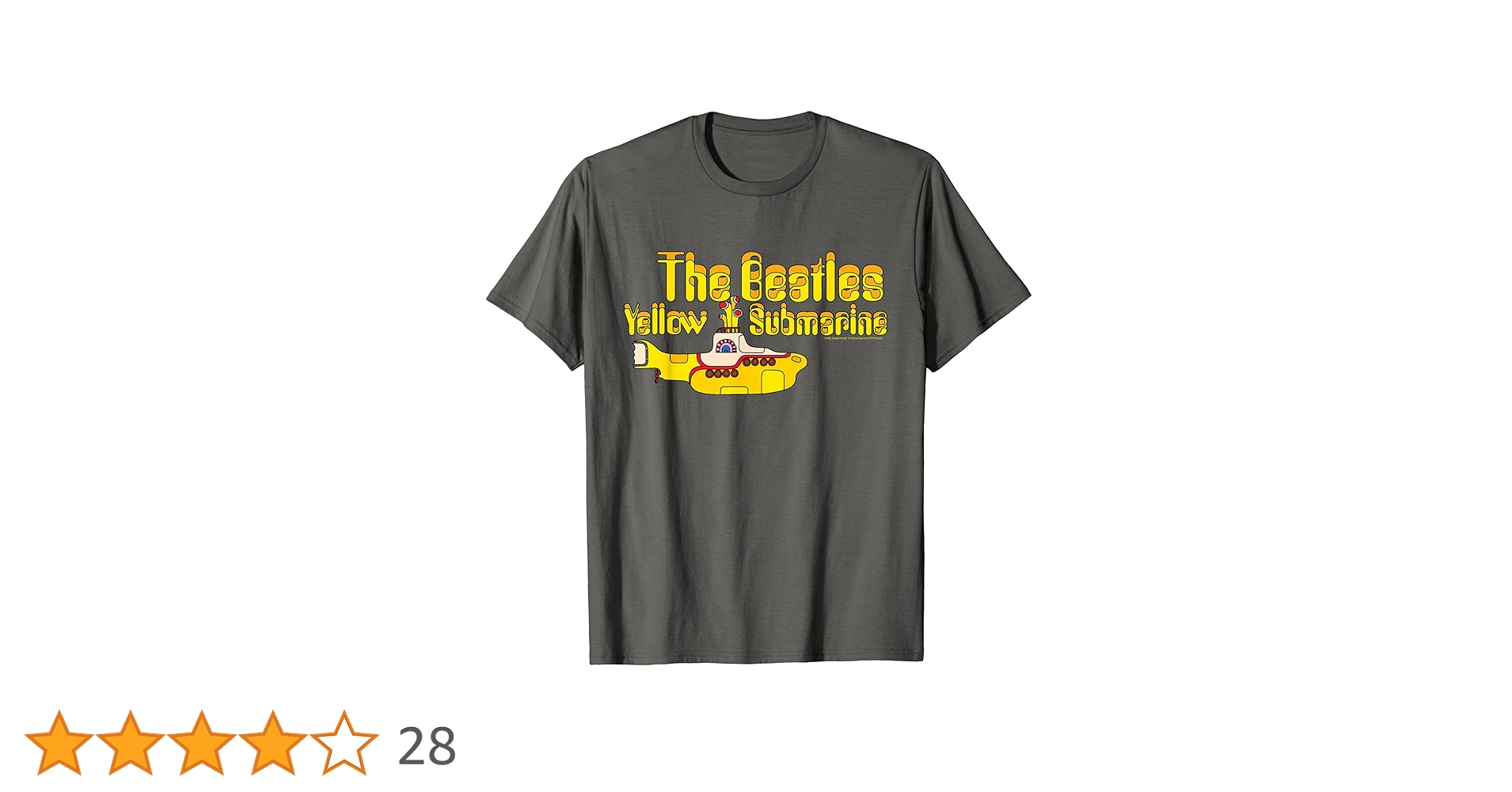 Amazon | ビートルズ - イエローサブマリン ロゴ Tシャツ | Tシャツ