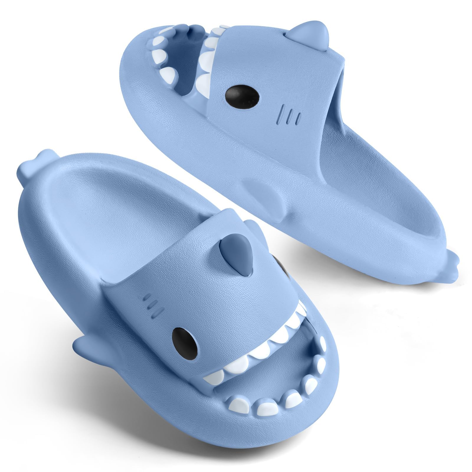 Sliders for Women and Men, Non-Slip Super Soft Shower Slipper, Open Toe Pillow Sliders, Summer Sandals for Indoor & Outdoor