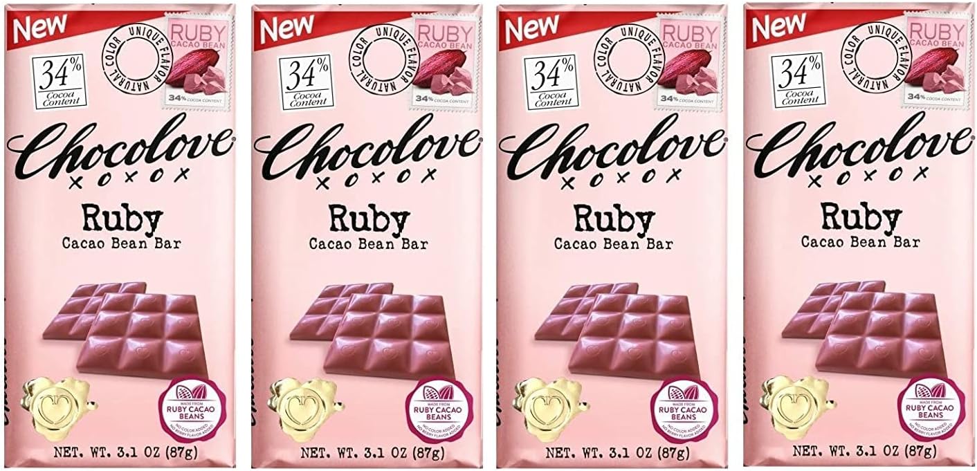 Chocolove Ruby Cacao bar (4 BARS)