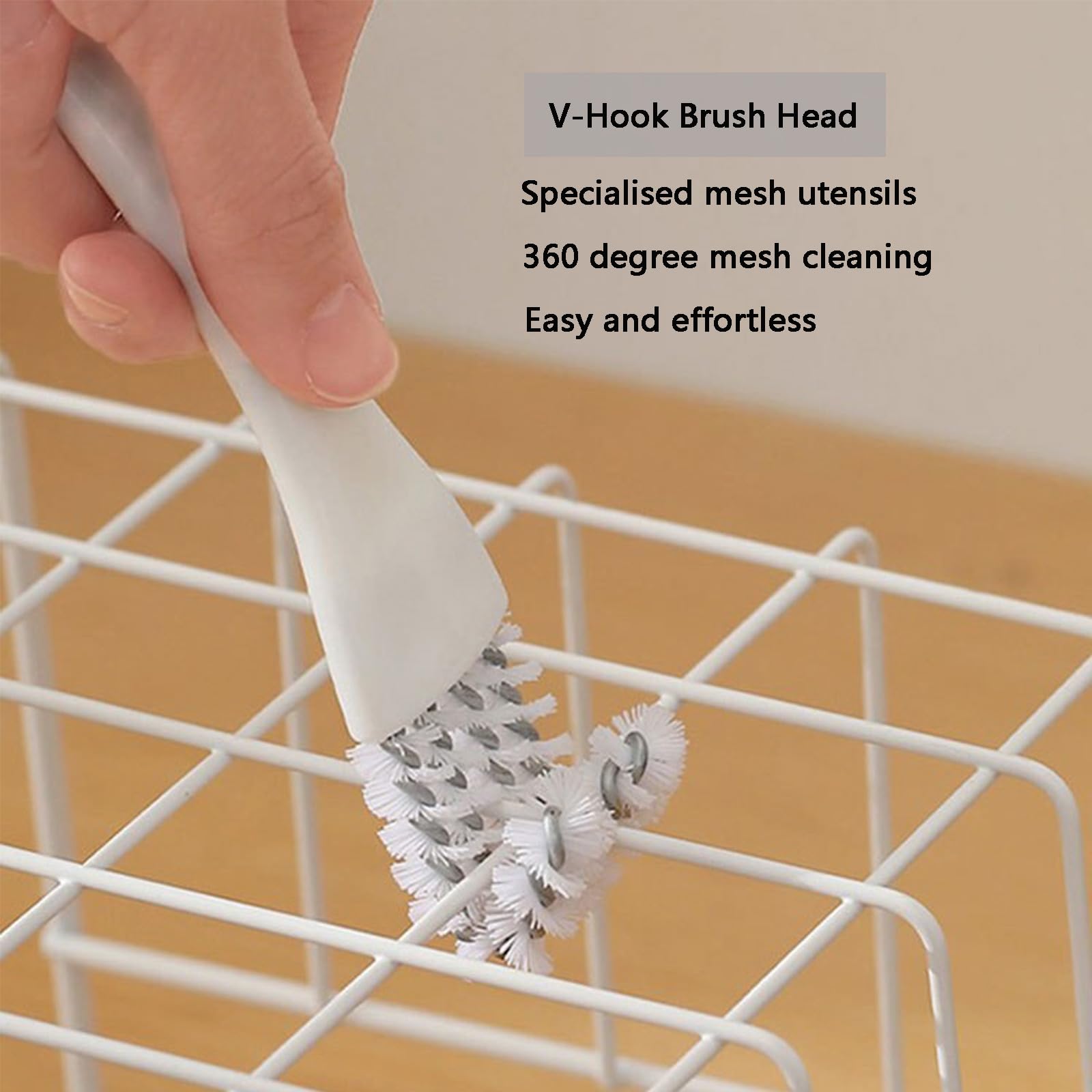 Produktbild von 2 Stück, Kreative Reinigungsbürste, Grill-Reinigungsbürste, Spalte