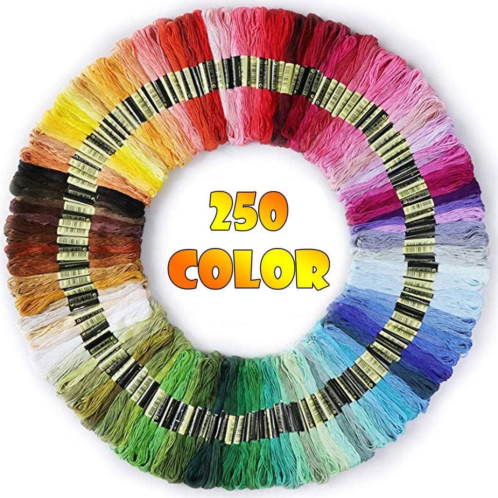 Home Clearance SaleRainbow Color Embroidery Cross Stitch Threads Bracelets Crafts Floss 155/200/250