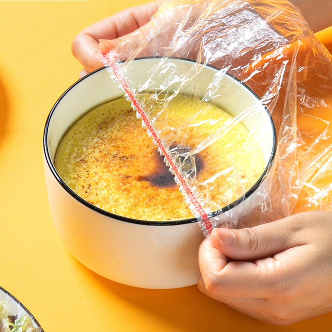 sacchetti copri alimenti con elastico,sacchetti per conservare freschi,sacchetti di conservazione,100 pezzi, per la protezione degli alimenti in cucina e la conservazione delle verdure