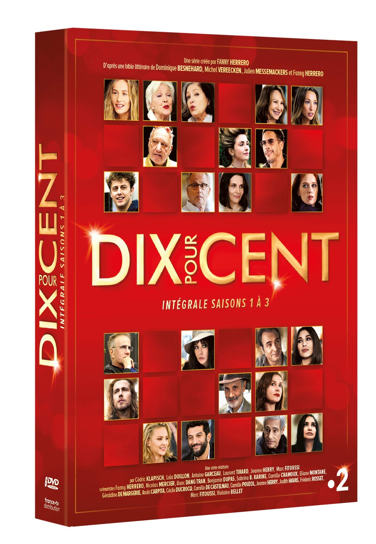 DIX POUR CENT IntEgrale - Saisons 1 + 2 + 3 - 6 DVD