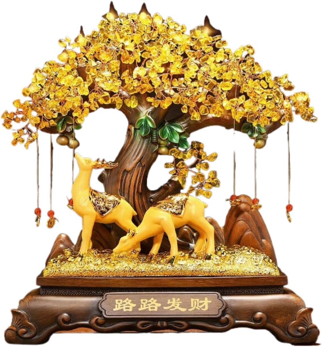 貔貅 piyao Practical Gifts for Birthday, Easter, Christmas 招财 Feng Shui Figurine Golden Treasure Basin 聚宝盆摆件 Feng Shui Figurine Home Office Decor Chinese Gifts 客厅酒柜发财树聚财装饰品店铺收银台开业礼物 8948