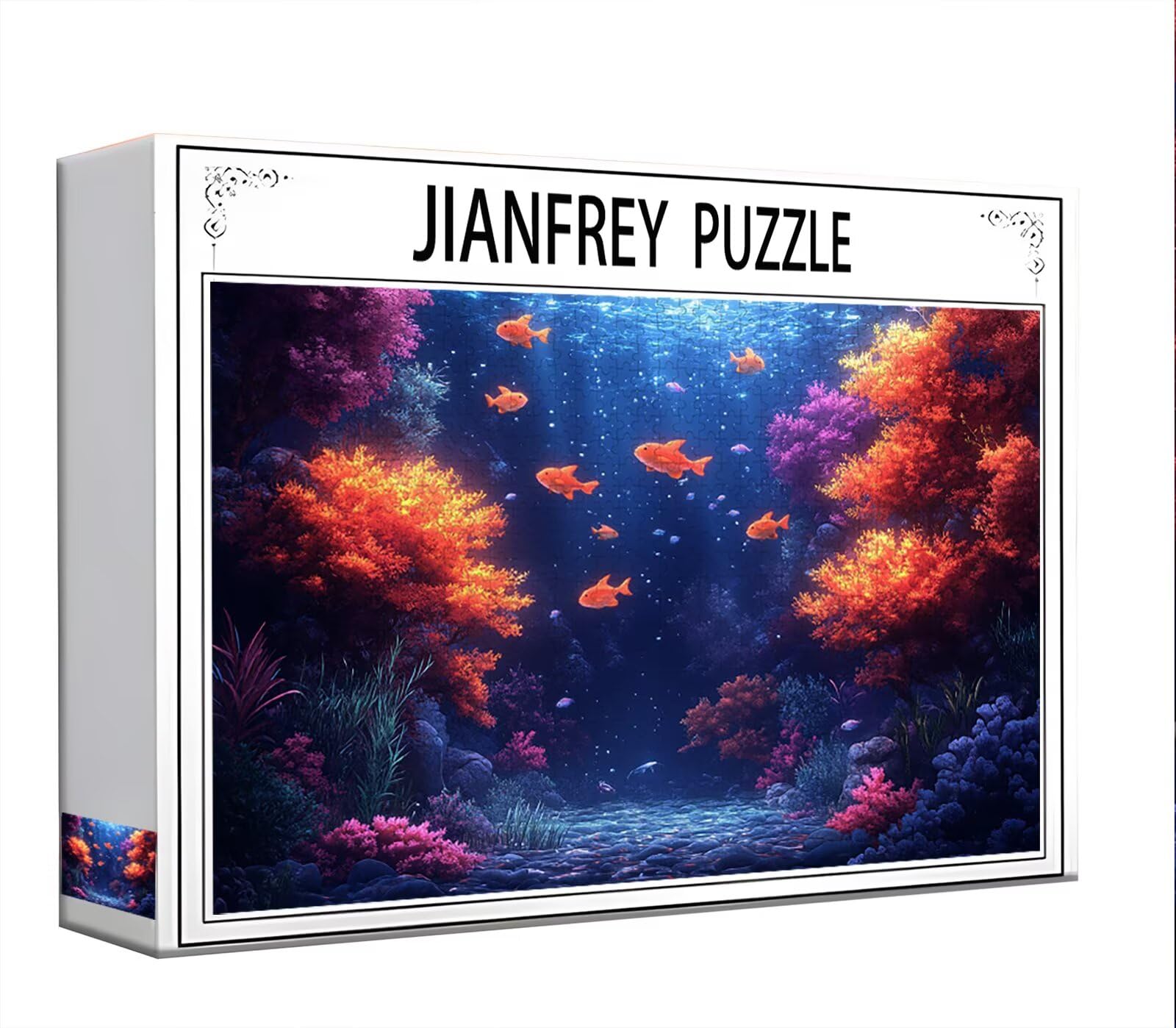 Puzzle 4000 Piezas Adultos Puzzle Coral Pez Rompecabezas Adultos XXL 140 x 87cm, Impossible Rompecabezas, Madera Jigsaw Arte Juego Educa Familiar Aliviar El Estrés, Regalos para Hombres y Mujeres X-4