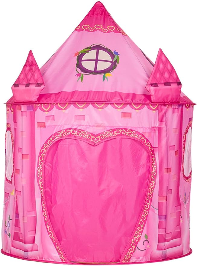 Tienda de campaña, Tienda campaña Infantil, Castillo de Princesas, casita de Juegos, Carpa Interior, Rosa