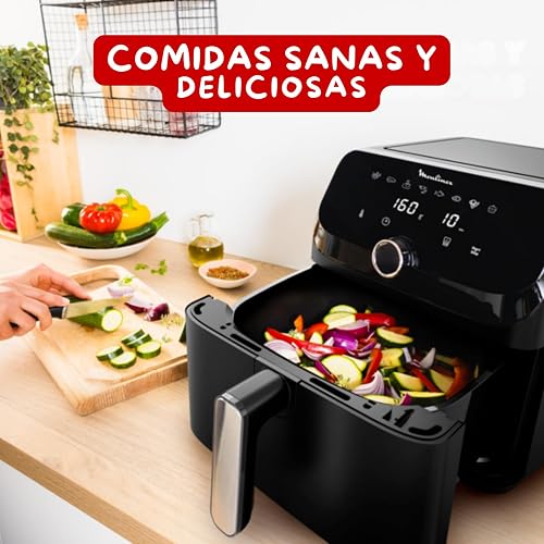Moulinex Easy Fry Mega, Compact air Fryer, Mono Drawer 7.5 L, Up to 8 People, 8 Programs, Black EZ8558F0 - 2