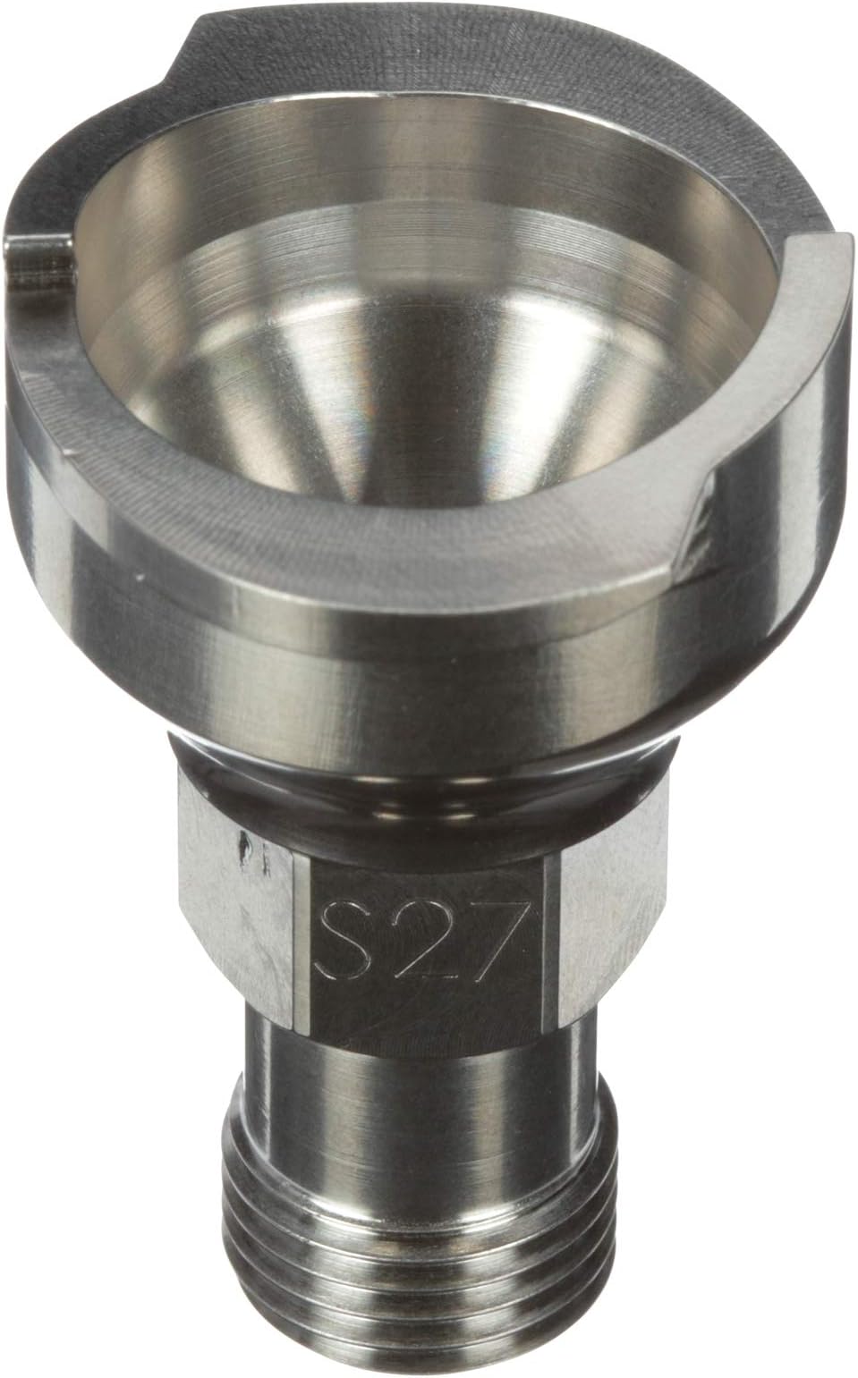 3M PPS 2.0 Spray Gun Adapter #S27, 26119, 16 mm Male, 1.5 mm Thread, Connects Several Paint Gun Brands to PPS 2.0 Paint Spray System, 1 Pack