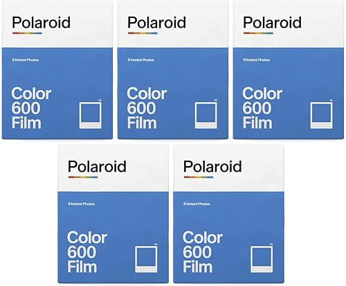 Polaroid Originals - Película de color clásica instantánea para 600 cámaras 40 exposiciones 5 artículos