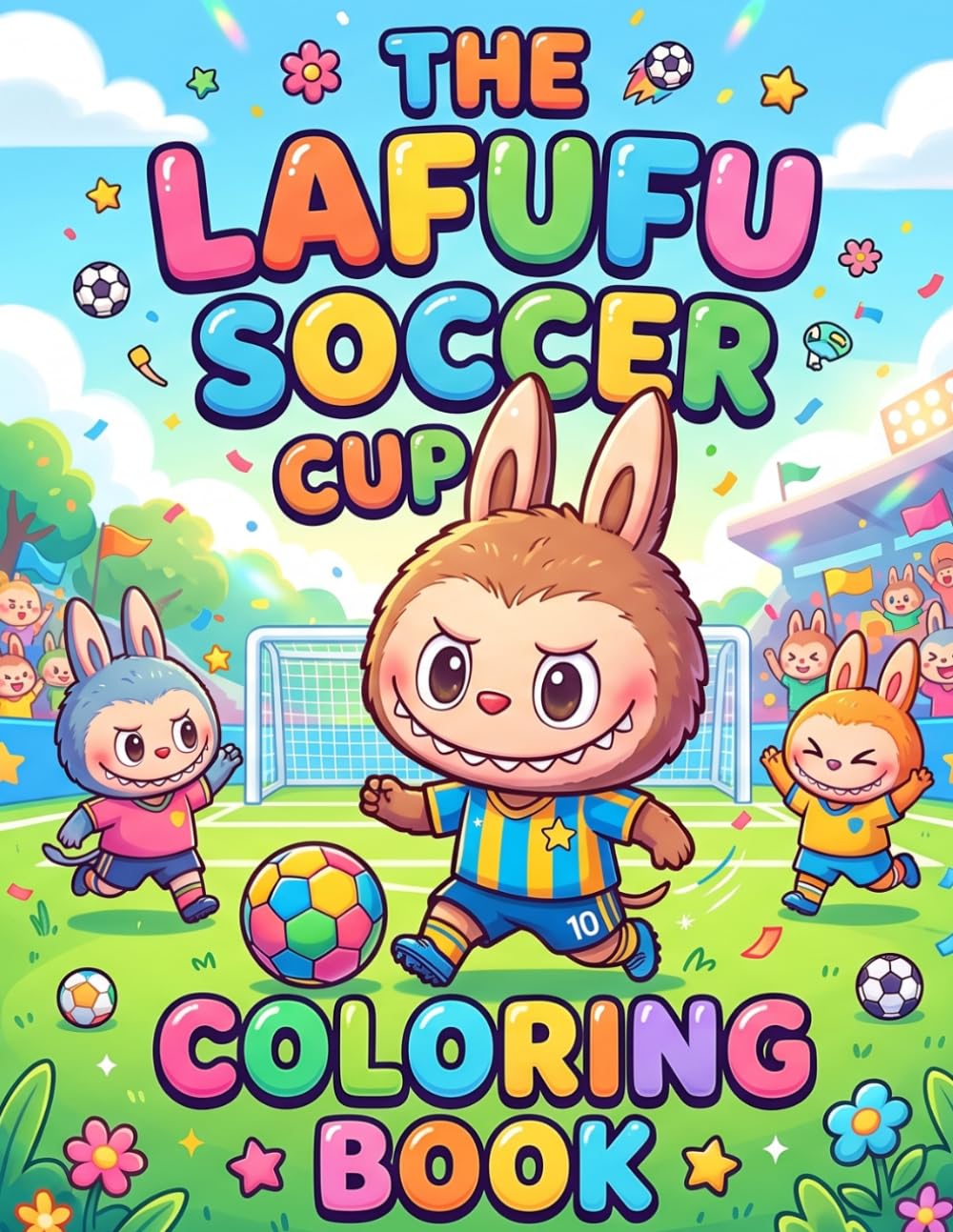 The Lafufu Soccer Cup: Coloring Book