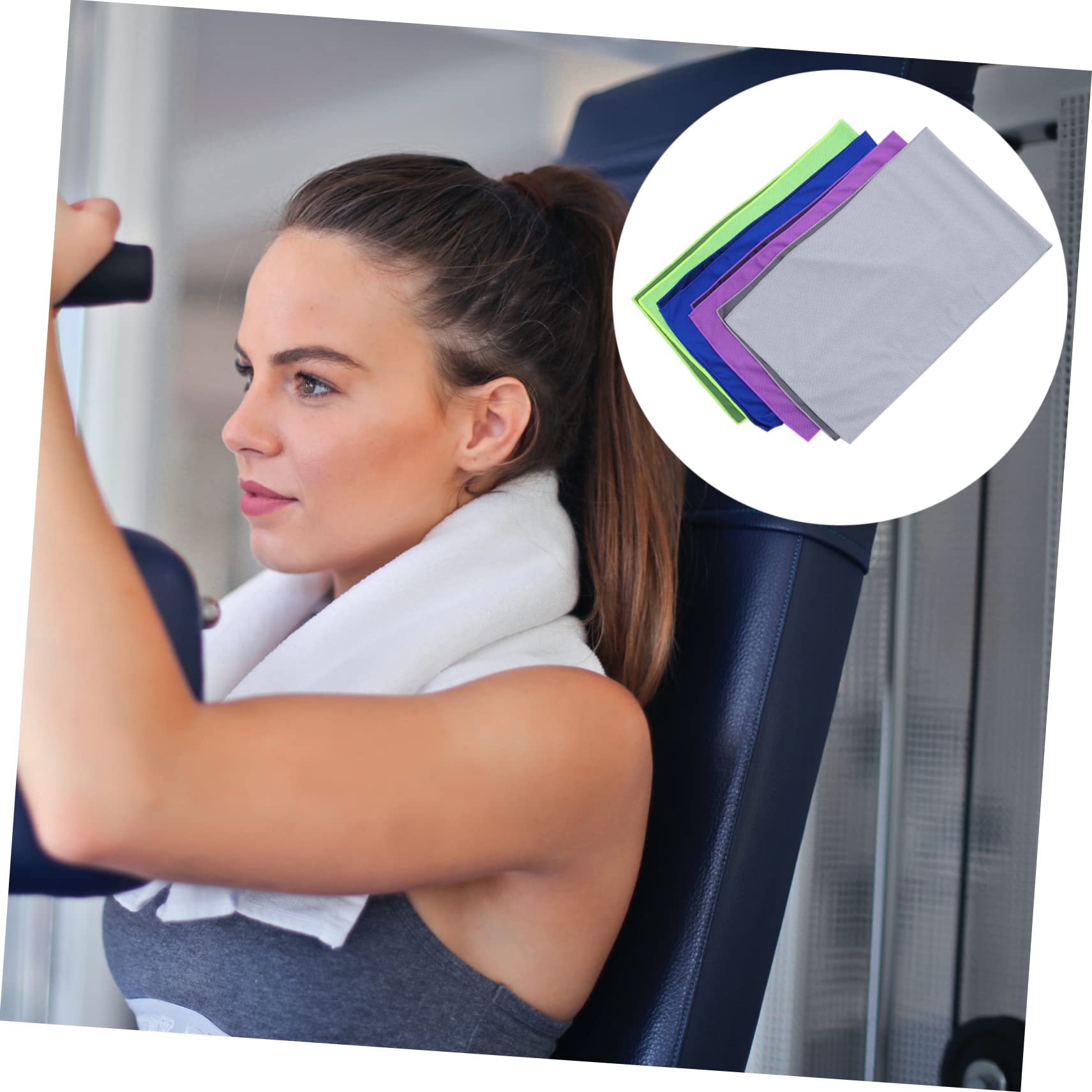 SUPVOX Lot De 7 Serviettes Rafraîchissantes en Tissu Respirant Idéales pour Lextérieur Accessoire Personnel 4 Pièces X 7