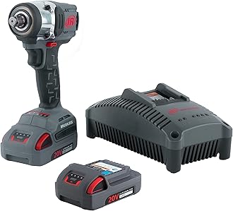 Ingersoll Rand W3151-K22-EU, 1/2" 20V Cordless Impact Driver Blue Compact High Performance with 2 Li-Ion Batteries