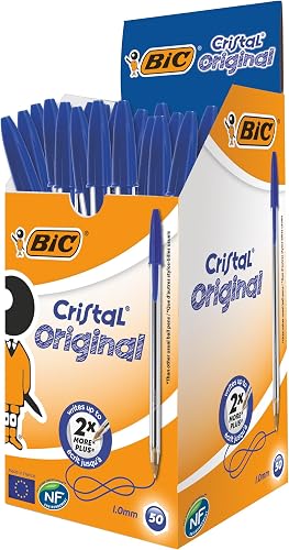 BIC Cristal Original Stylos-Bille Pointe Moyenne (1,0 mm)…