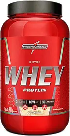 Integralmedica - Hipercalórico - Nutri Whey Protein Baunilha - Pote 900g - Fonte de Proteínas e Carboidratos - Suplemento Alimentar, Ganho Muscular e Recuperação Pós-Treino - Super Mass Gainer
