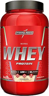 Integralmedica - Hipercalórico - Nutri Whey Protein Baunilha - Pote 900g - Fonte de Proteínas e Carboidratos - Suplemento Alimentar, Ganho Muscular e Recuperação Pós-Treino - Super Mass Gainer - Produto 9 mais recomendado com 4.5 estrelas