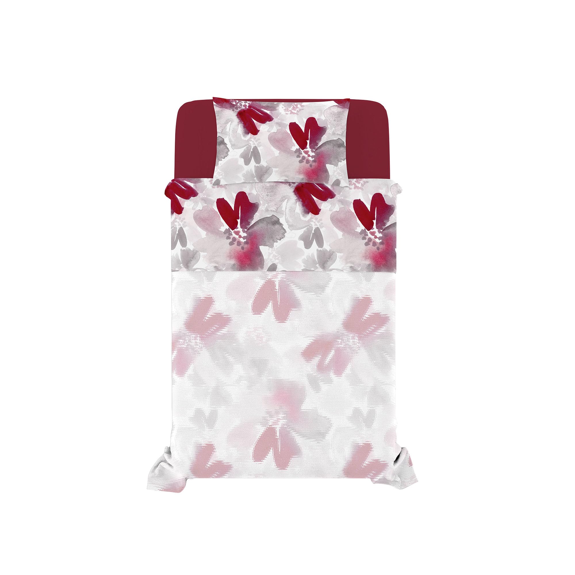 Fashion Bed Sheet Set, Made in Italy, Soft Microfibre Bed Set, Fitted Sheet - Image 2