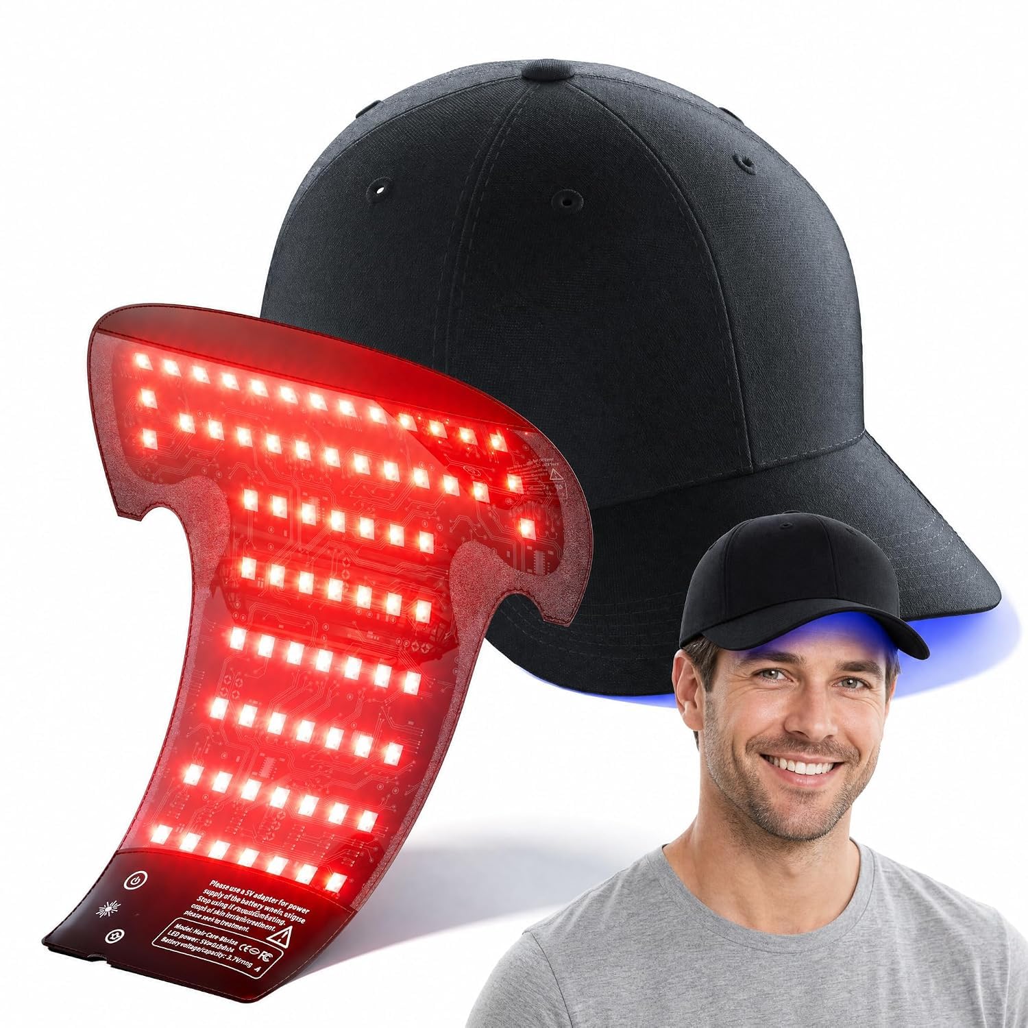 Kresal Red Light Therapys Cap For Hair Regrowth, Hair Loss Treatments Cap Growth Regrowth, 4 Modes Led Hair Growth Hat, Hair Loss Treatments For Men Woman With Thin, Strengthen Hair Roots Scalp Care-image-26