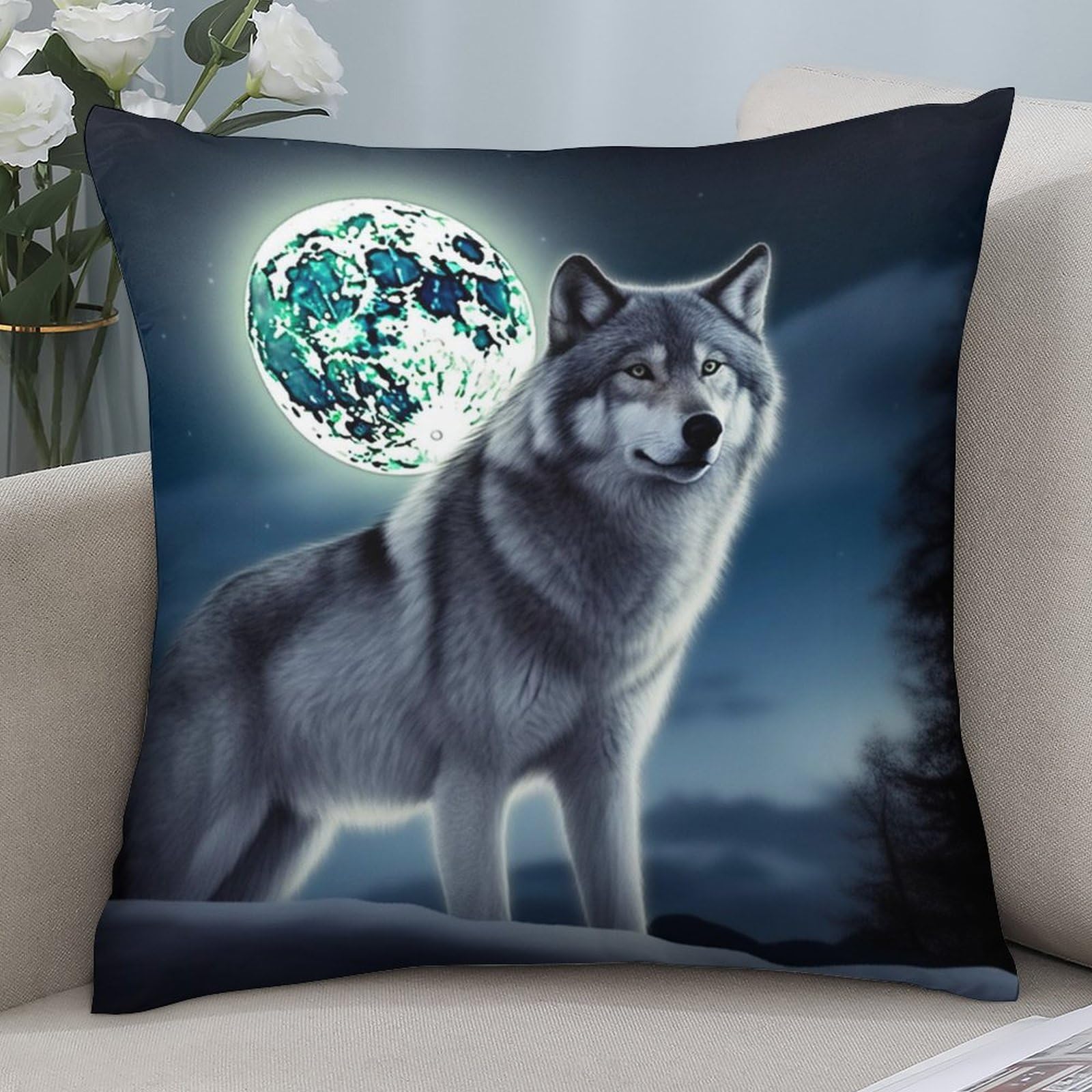 Amazon.com: NQLYUT Throw Pillow Cover Set of 4 Double Sided Throw