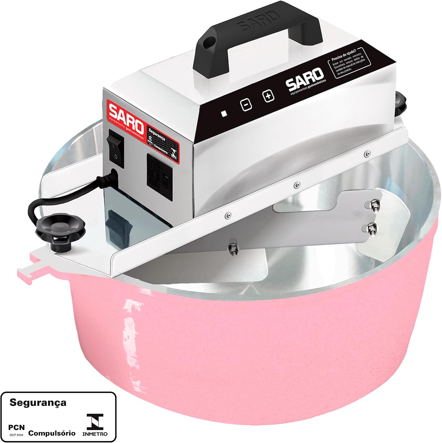 Panela Mexedora de Doces Automático Elétrica 10 Litros SARO PA10RRO Bivolt