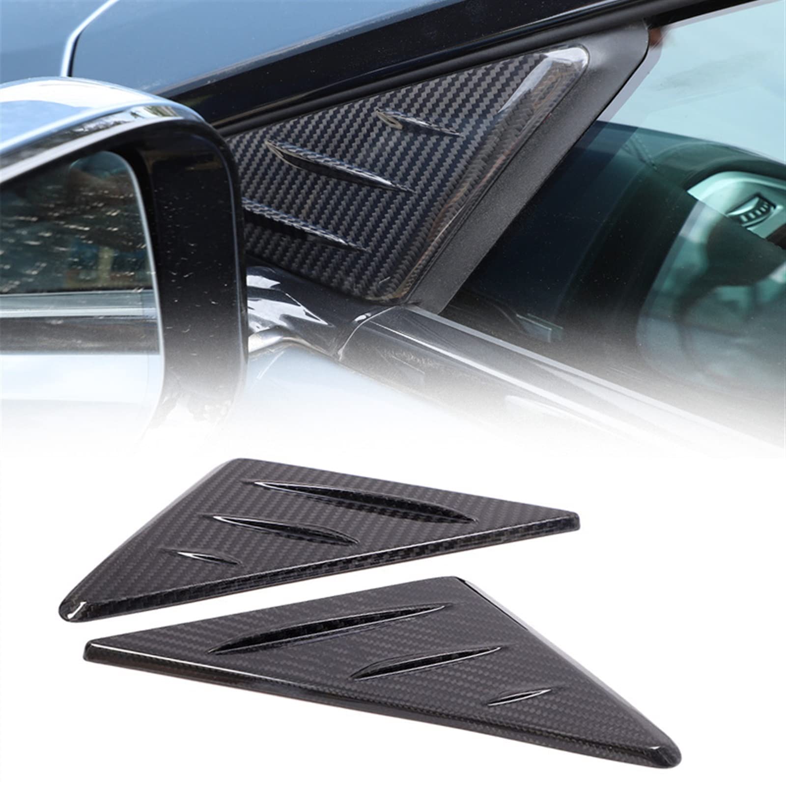 Revêtement d'habillage triangle de rétroviseur en carbone pour BMW Série 8 G14 G15