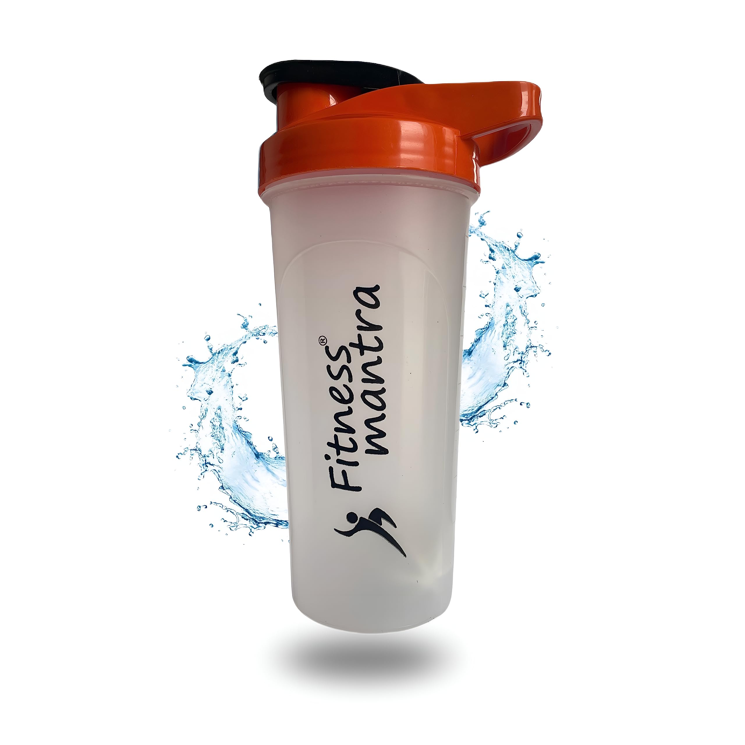 Fitness Mantra® 700ml Gym Protein Shaker Bottle with Mixer Ball for Men & Women [Capacity 700 ml] (Orange) (B0C9Y2GQC4) Amazon Price History, Amazon Price Tracker