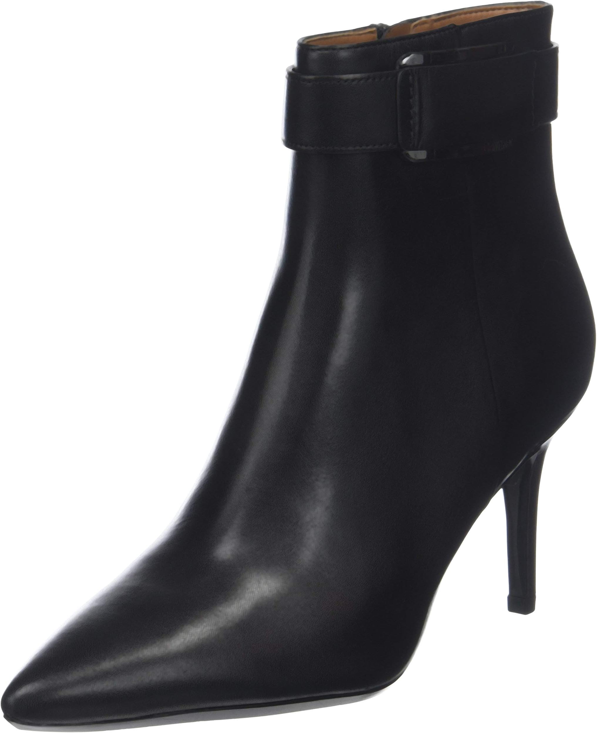 Calvin Klein Women's Gitar Cow Silk Ankle Boots