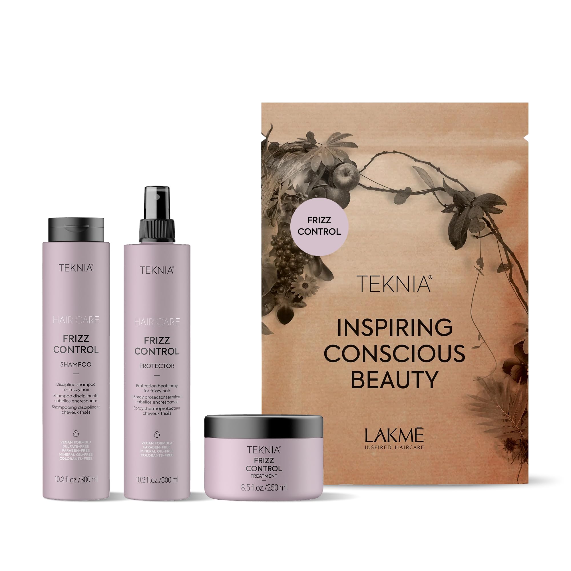 Lakmé teknia frizz control inspiring beauty pack